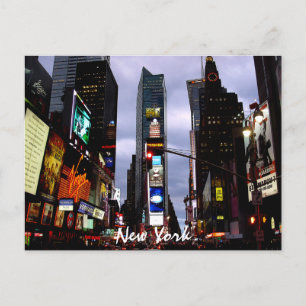 Times Square vycard New York Souvenir Card Vykort