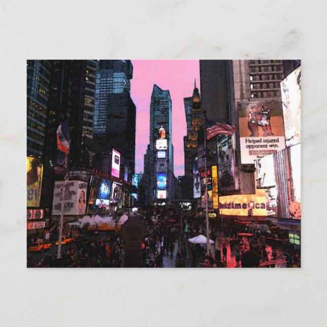 Times Square Vykort (Framsida)