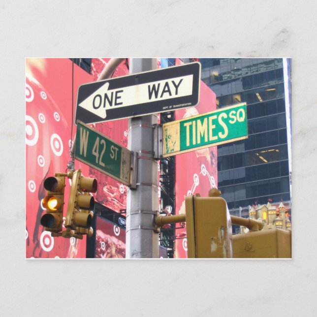 Times Square Vykort (Framsida)