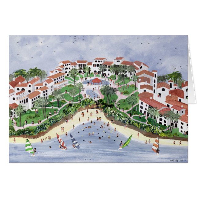 Timeshare frestelsen 1990 hälsningskort (Framsidan Horizontal)