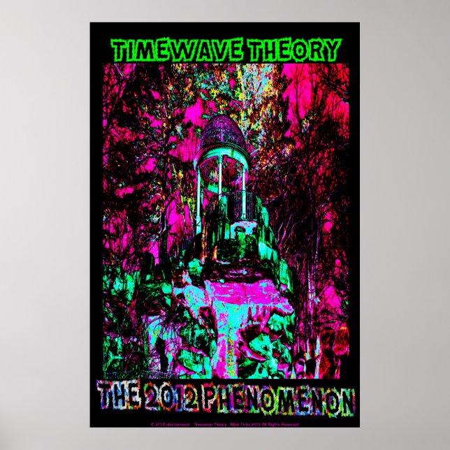 TIMEWAVE TEORY "THE 2012 PHENOMENON" POSTER 24/36 (Framsidan)