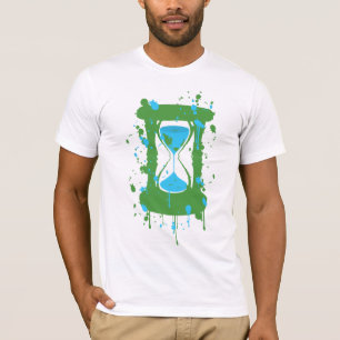 Timglas för global värme t-shirt