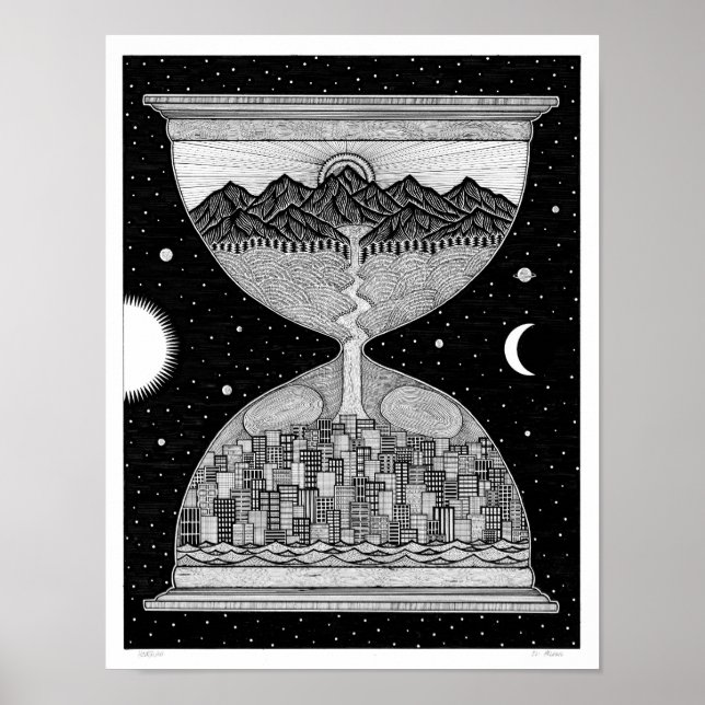 Timglas Poster (Framsidan)