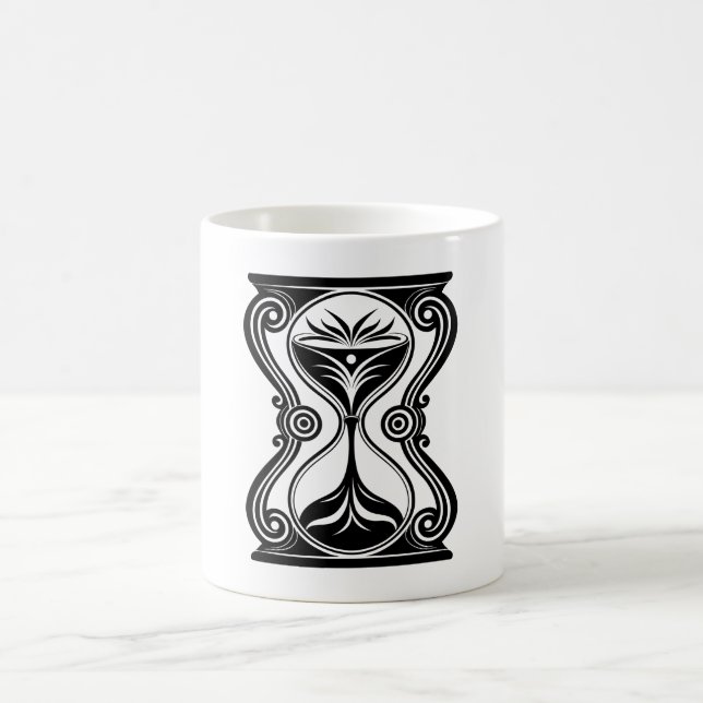 Timglas Tid Design – Vintage Sandtimer Kaffemugg (Center)