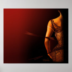 Timglasaffisch av Cheryl Daniels Poster