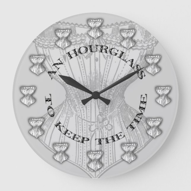 Timglaskorg Stor Klocka (Framsida)