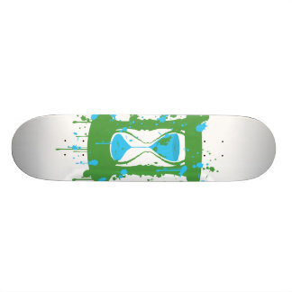 TimglasSkateboard för global värme Skateboard Bräda 19,5 Cm