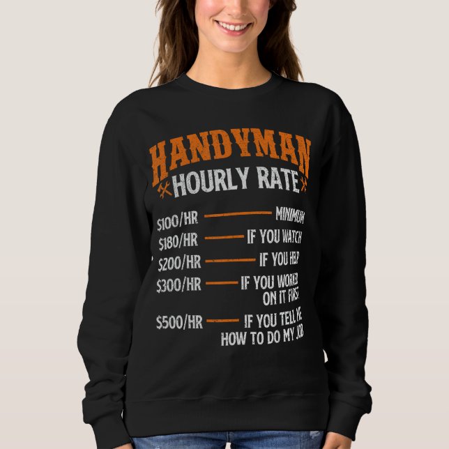 Timhastighet för handyman - Handyman för reparatio T Shirt (Framsida)