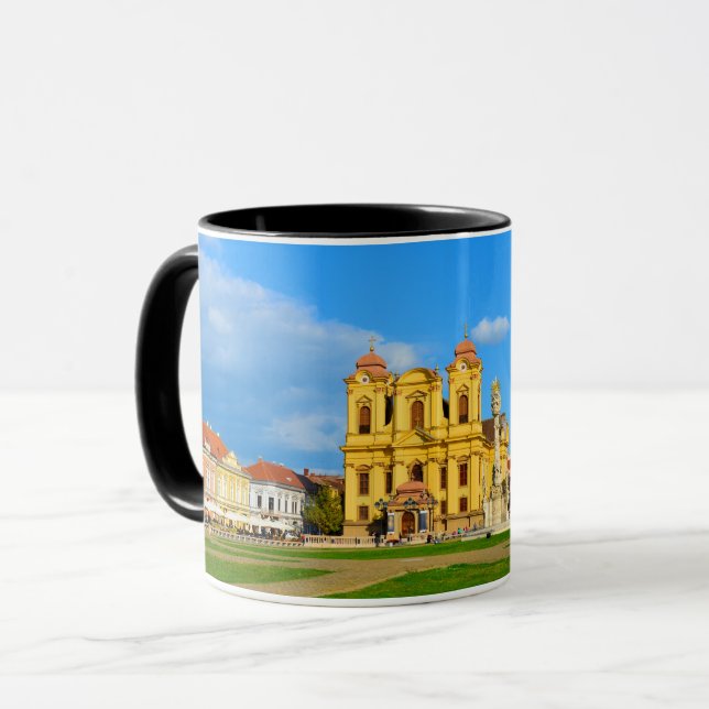 Timisoara domän - landmärke arkitektur resande tur mugg (Framsida vänster)