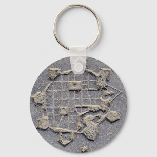 Timisoara Rumänien citadel karta pave stone Nyckelring
