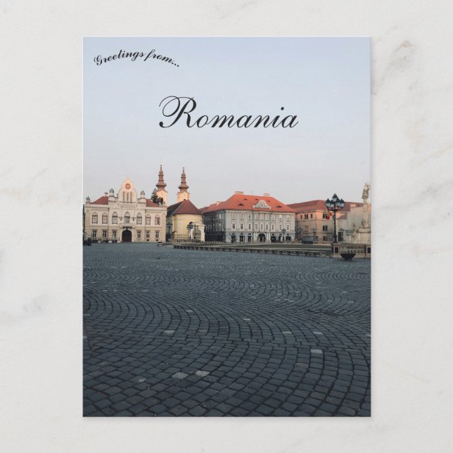 Timișoara Rumänien Vykort (Framsida)