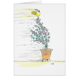 "Timjan" födelsedagkort Hälsningskort