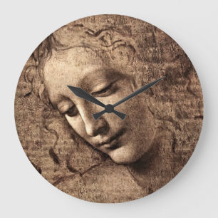 Timless Beauty: Da Vinci Wall Clock Stor Klocka