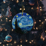 Timless Beauty - Vincent Van Gogh's Starry Night Julgransprydnad Keramik<br><div class="desc">Ge Van Gogh's Starry Night till ditt liv med denna högupplösta keramiska ornament. Digitalt utökat för livfull detaljrikedom,  förvandlar det ditt utrymme till ett konstnärligt område. Perfekt för konst älskare,  det är en daglig påminnelse om skönhet,  kreativitet och tidlös inspiration.</div>