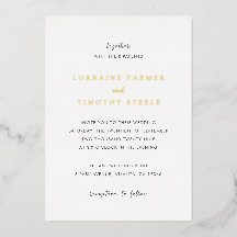 Timless Black and White Elegant bröllop