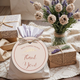 Timless Blommigt Rustic, Möhippa Gåvor Etiketter