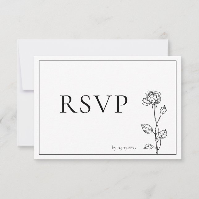 Timless Bloom med begäran sång OSA Kort (Framsida)