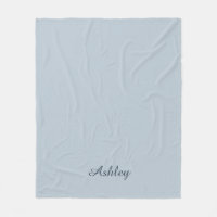 Timless - Blue Mist Namn Fleece Blanket