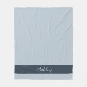Timless - Blue Mist Namn Fleece Blanket