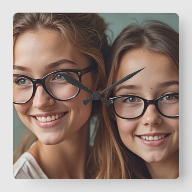 Timless Bond Fyrkantig Klocka (Framsida)