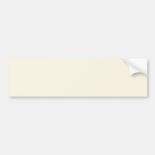 Timless - Cream White Bumper Sticker Bildekal