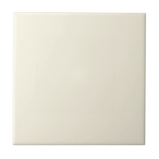 Timless - Cream White Ceramic Tile Kakelplatta (Framsidan)