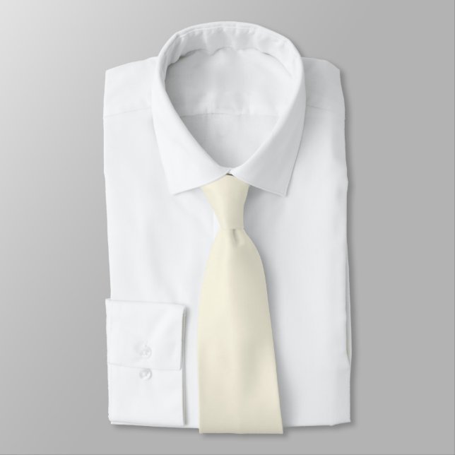 Timless - Cream White Neck Tie Slips (Bunden)