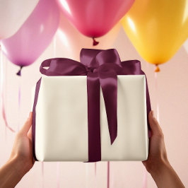 Timless - Cream White Wrapping Papper Presentpapper