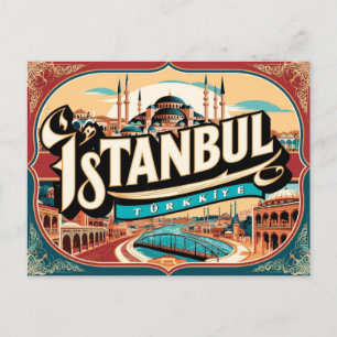 Timless Crossways Vintage & Retro Istanbul, Turk Vykort