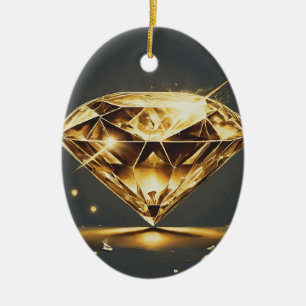 Timless Diamond Gem Julgransprydnad Keramik