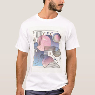 Timless Elegance Abstract Design T-Shirt