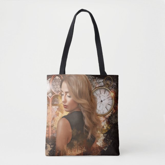 Timless Elegance Art Tote Bag Tygkasse (Framsida)