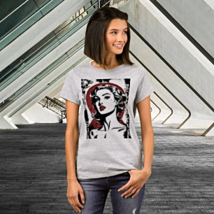 Timless Elegance: Film Noir Femme Tee