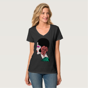 Timless Elegance: Flapper Dam Vintage Artwork T Shirt