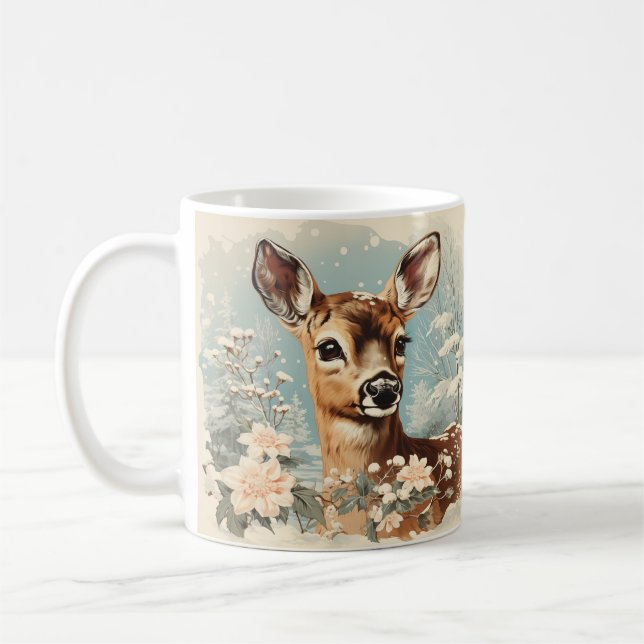 Timless Elegance, Retro Julafton Kaffemugg (Vänster)