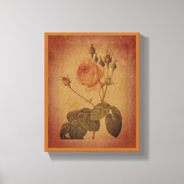 Timless Elegance Vintage Ro Canvastryck (Framsida)