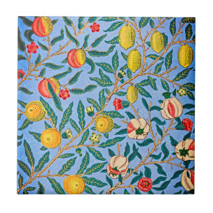 Timless Elegance: William Morris's Four Fruits Kakelplatta