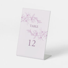 Timless Flower Bröllop Bordsnummer