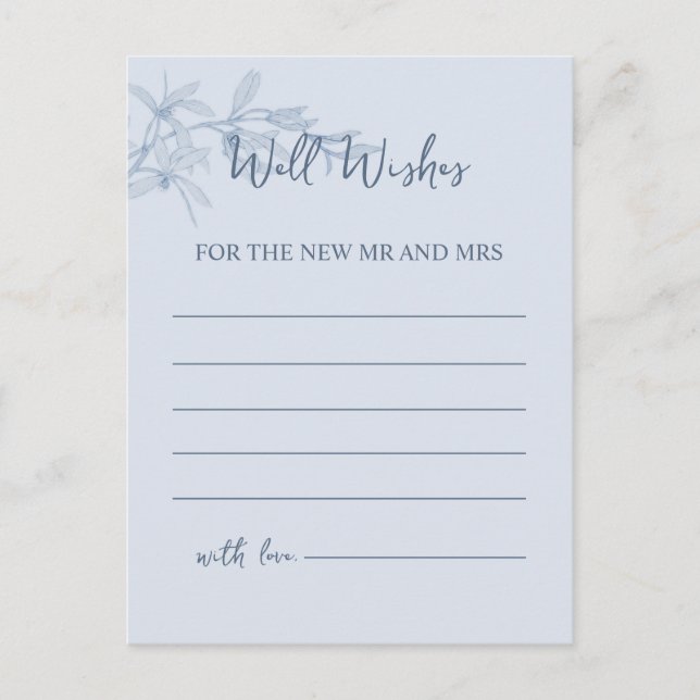 Timless Flower well Önskemål Vykort (Framsida)