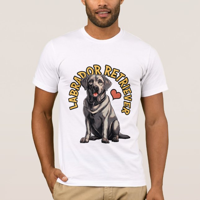Timless Friend: Labour Retriever T-Shirt (Framsida)