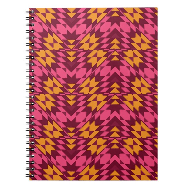 Timless Geometric: Sömlös Mönster Anteckningsbok (Framsidan)