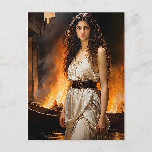 "Timless Helen: Troy's Catalyst" Vykort (Framsida)