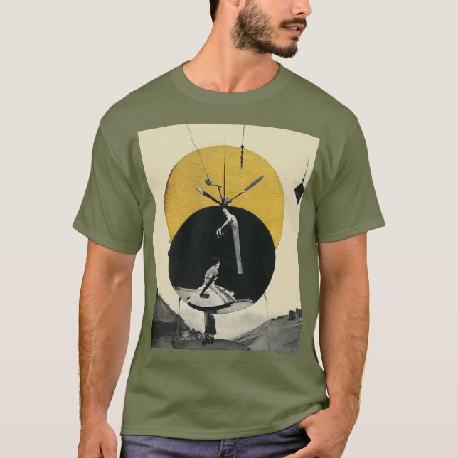 Timless Illusion | Surreal Collage Art Tee (Framsida)
