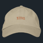 Timless Khaki Kung Boy Cap High Quality Manar Hat Broderad Keps<br><div class="desc">Regal Embroized Cap: Denna khaki-bomull som har "Kung" på framsidan. Dess justerbara band och mjuka väv gör det till ett mångsidigt val för alla avslappnader tillfälle.</div>