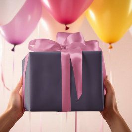 Timless - Mörk Mystic Grått Wrapping Papper Presentpapper