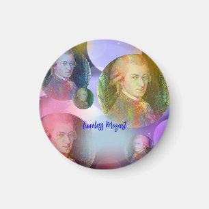 Timless Mozart Music Keychain Magnet