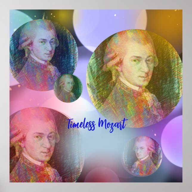 Timless Mozart Poster (Framsidan)