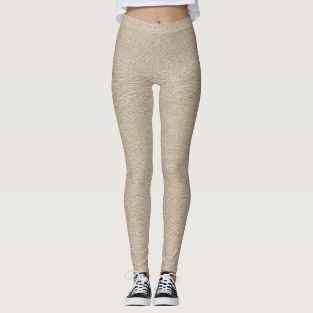 Timless Natural Linen Leggings (Framsida)