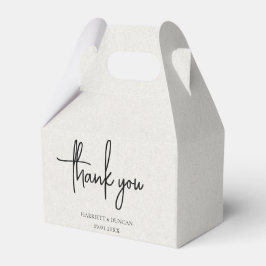 Timless Neutralt Beige Elegant bröllop Presentaskar