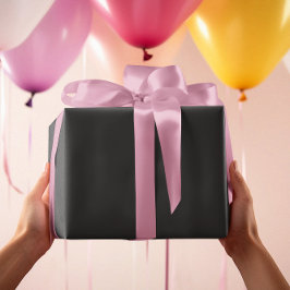 Timless - Papper för grå svart omslagning Presentpapper